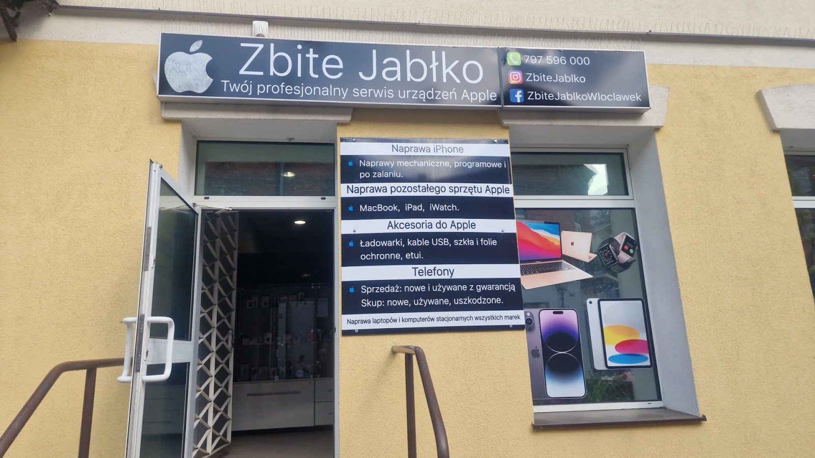 Wejście do serwisu Zbite Jabłko